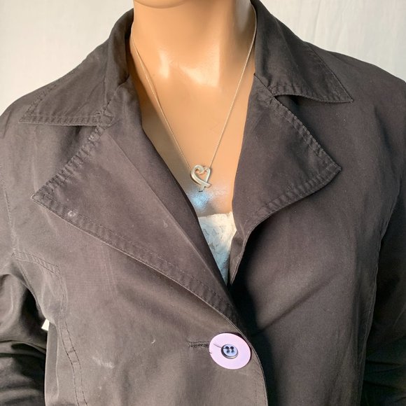 Authentic Tiffany & Co Paloma Picasso Loving Heart Pendent Silver Necklace - Picture 10 of 10